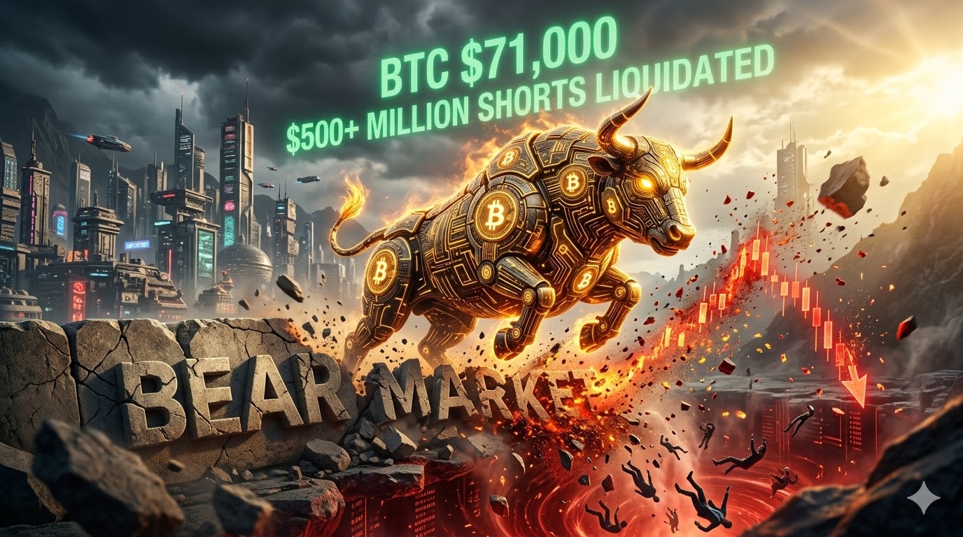 Bitcoin - $500M Likuidation