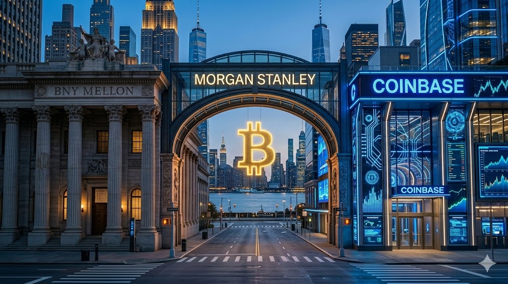 Morgan Stanley - Coinbase - BNY