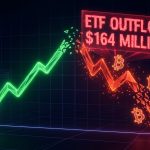 Outflow ETF Bitcoin $164M