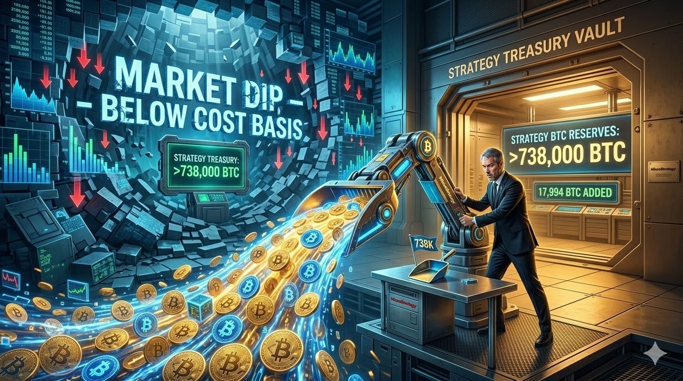 Strategy - Akumulasi 17,994 BTC