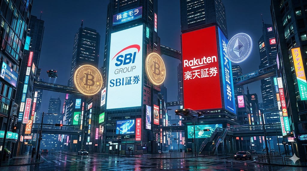SBI dan Rakuten Securities