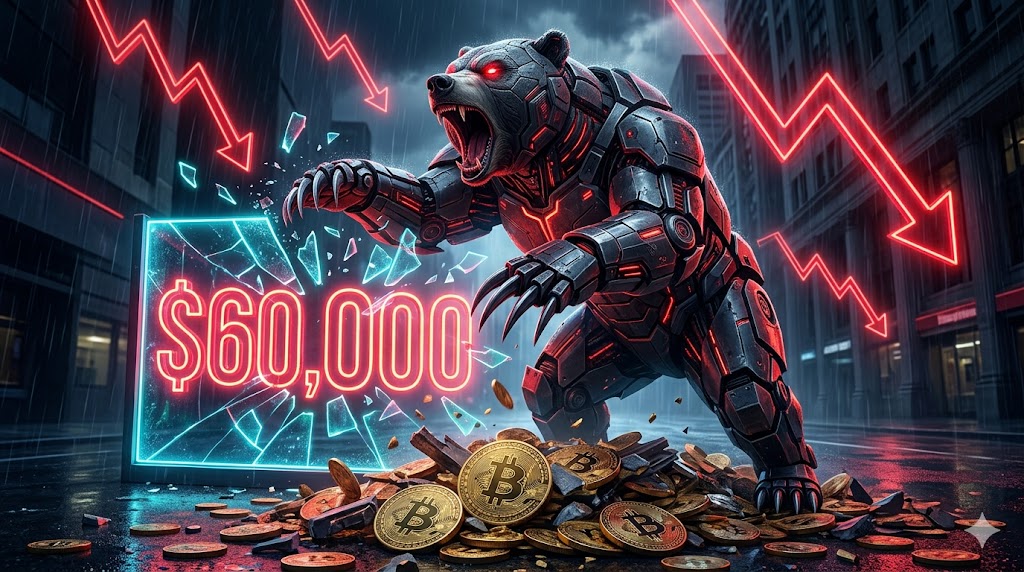 Bitcoin di Bawah $60.000