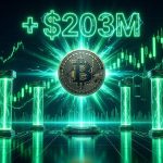 ETF Bitcoin - Inflow $203M