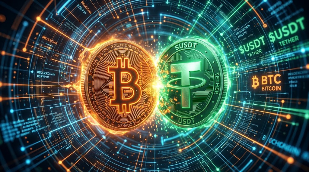 Tether USDT - Bitcoin